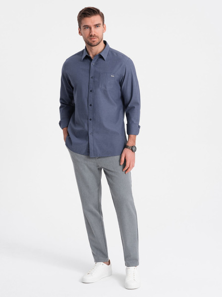 Ombre Clothing Pantaloni Chino pentru bărbați gri Ombre Clothing