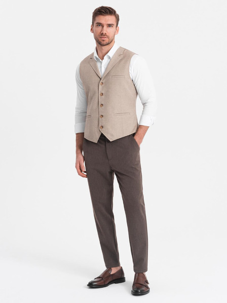 Ombre Clothing Pantaloni Chino pentru bărbați maro Ombre Clothing