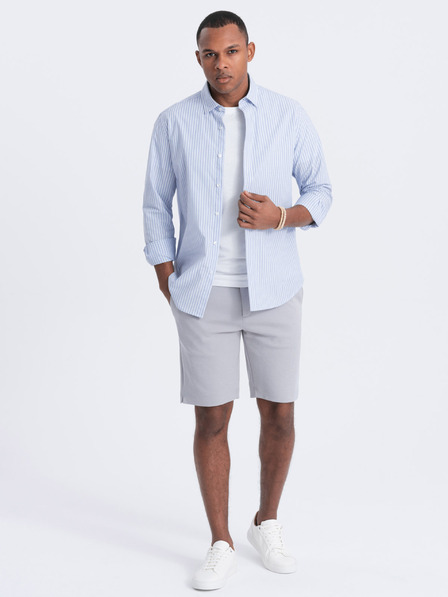 Ombre Clothing Pantaloni scurți bărbătești gri Ombre Clothing