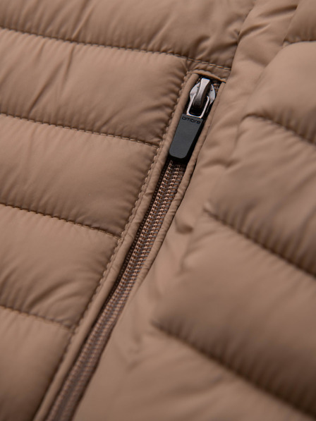 Ombre Clothing Jachetă ușoară matlasată bej pentru bărbați Ombre Clothing