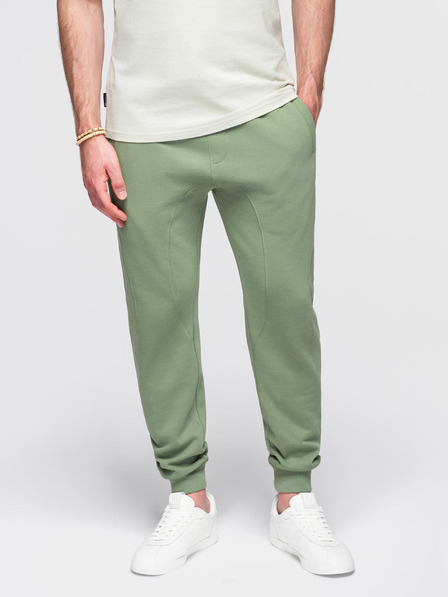 Ombre Clothing Pantaloni de trening jogger verzi pentru bărbați Ombre Clothing