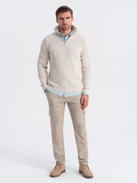 Ombre Clothing Pantaloni Cargo Bej pentru bărbați Îmbrăcăminte Ombre