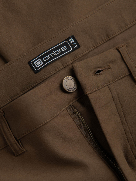 Ombre Clothing Pantaloni cargo kaki pentru bărbați Ombre Clothing