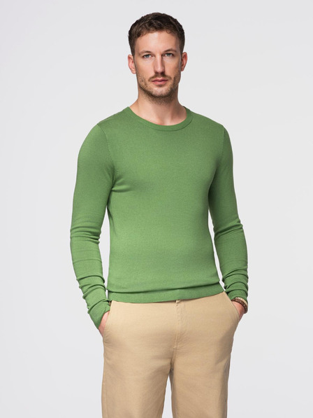 Ombre Clothing Pulover pentru bărbați verde Ombre Clothing