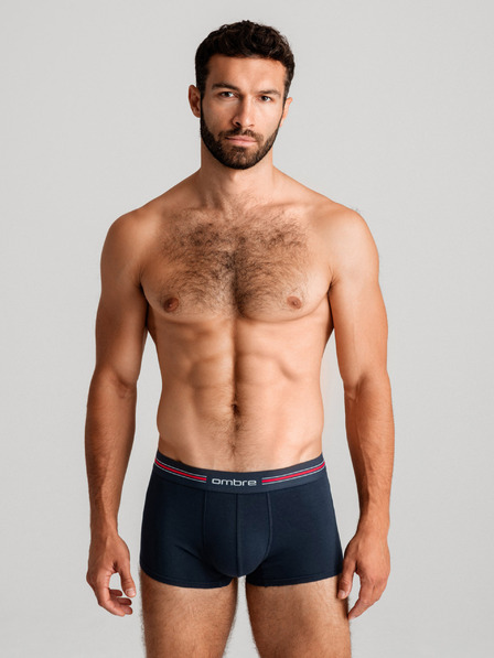 Ombre Clothing Boxer clasic pentru bărbați cu dungă și elastic Ombre Clothing