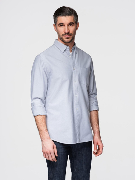 Ombre Clothing Cămașă oxford pentru bărbați Ombre Clothing V1 OM-SHOS-0173