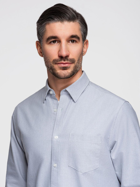 Ombre Clothing Cămașă oxford pentru bărbați Ombre Clothing V1 OM-SHOS-0173