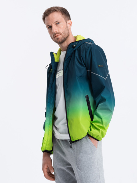 Ombre Clothing Jachetă sport verde și petrol pentru bărbați Ombre Clothing