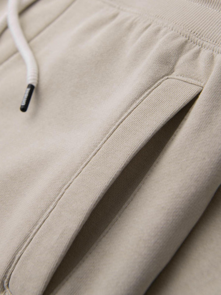 Ombre Clothing Pantaloni de trening jogger bej pentru bărbați Ombre Clothing