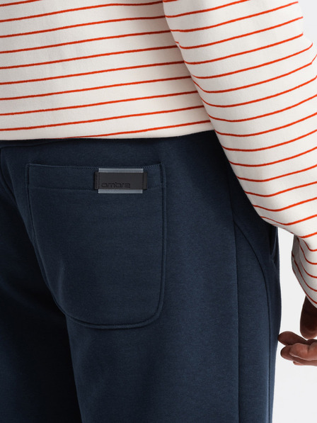 Ombre Clothing Pantaloni de trening bărbați din bumbac BASIC Ombre Clothing