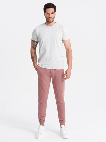 Ombre Clothing Pantaloni de trening bărbați din bumbac BASIC jogger Ombre Clothing