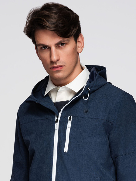 Ombre Clothing Jachetă sport ușoară căptușită cu fleece pentru bărbați Ombre Clothing