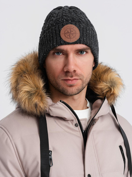 Ombre Clothing Ombre Clothing Șapcă pentru bărbați cu aplicație rotundă