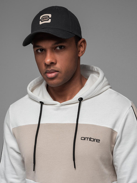 Ombre Clothing Șapcă de baseball pentru bărbați cu logo negru Ombre Clothing