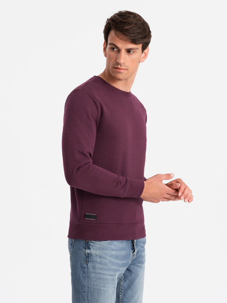 Ombre Clothing Hanorac neranforsat din bumbac BASIC pentru bărbați Ombre Clothing