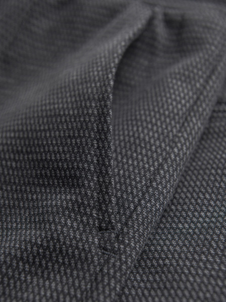 Ombre Clothing Pantaloni scurți tricotați structurați pentru bărbați cu talie elastică Ombre Clothing