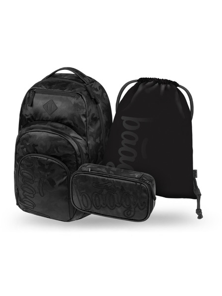 BAAGL  BAAGL SET 3 Coolmate Onyx: rucsac, penar, sac