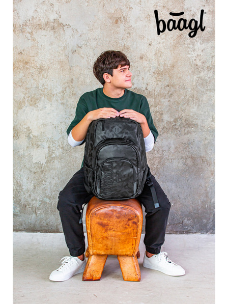 BAAGL  BAAGL SET 3 Coolmate Onyx: rucsac, penar, sac