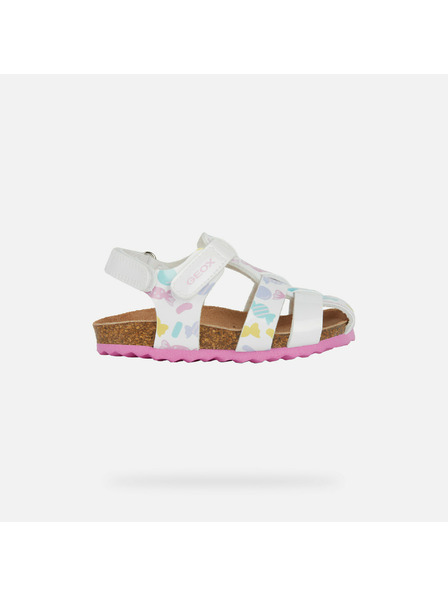 Geox Sandale fete albe Geox Sandal Chalki