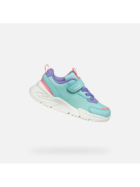 Geox Pantofi sport fete turcoaz Geox Loftus Girl