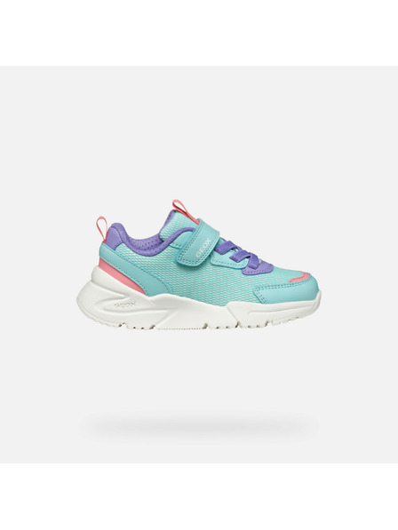 Geox Pantofi sport fete turcoaz Geox Loftus Girl