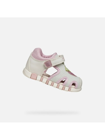 Geox Sandale fete gri pentru primii pasi Geox Sandal Iupidoo