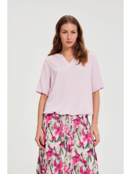 Moodo Cămașă roz cu mâneci scurte Moodo
