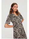 Moodo Rochie midi cu model bej Moodo