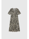 Moodo Rochie midi cu model bej Moodo