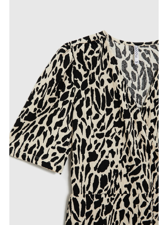 Moodo Rochie midi cu model bej Moodo