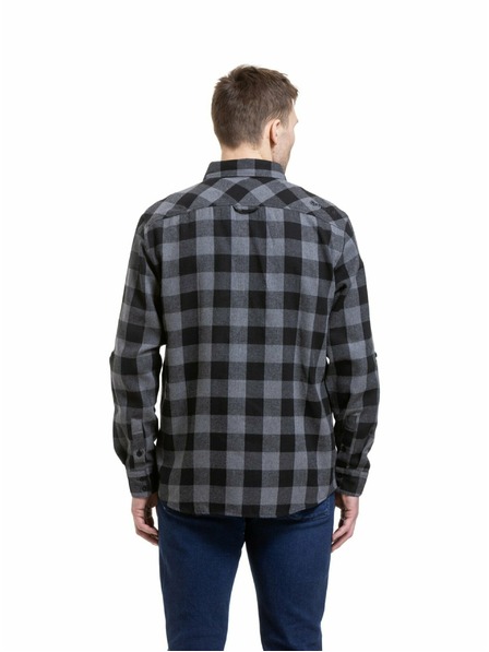 Meatfly Cămașă pentru bărbați Meatfly Kurt Black / Gray
