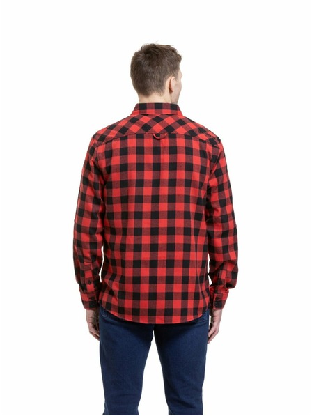 Meatfly Cămașă pentru bărbați Meatfly Kurt Black / Red