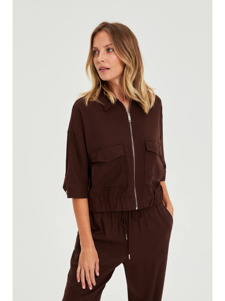 Moodo Jacheta cu in maro Moodo