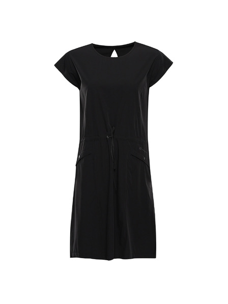 ALPINE PRO Rochie de vară pentru femei din material cu uscare rapidă ALPINE PRO ASEDA black