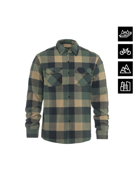 Horsefeathers Cămașă tehnică rezistentă la apă Dough - iceberg