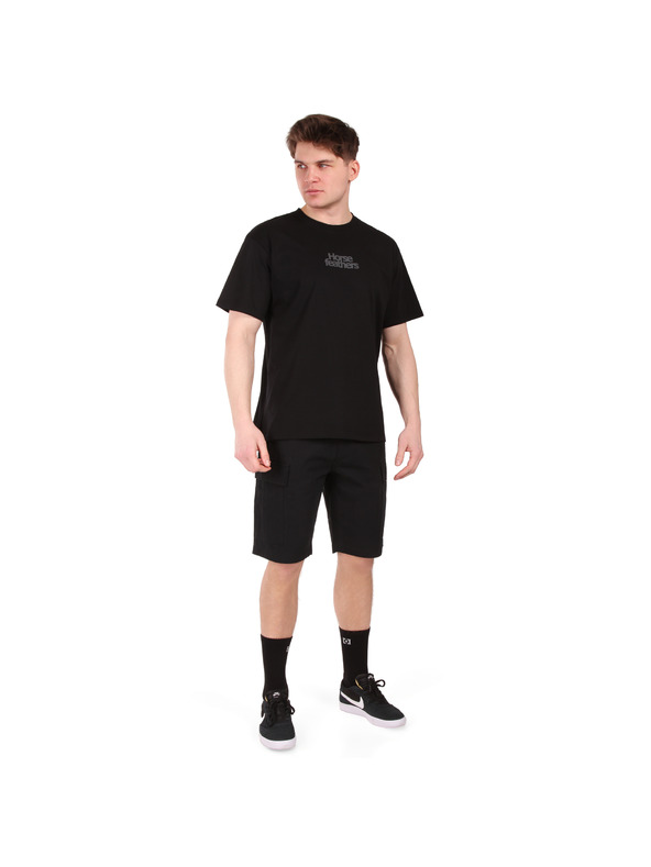 Horsefeathers Pantaloni scurți Captain - black