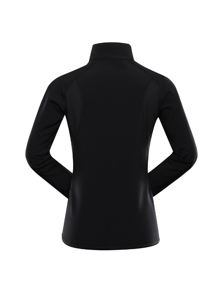 ALPINE PRO Bluză călduroasă pentru femei cu fermoar ALPINE PRO MORWA black