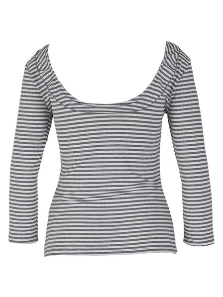 CAMAIEU Tricou în dungi cu mânecă lungă CAMAIEU