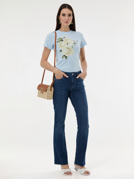 Orsay Tricou bleu deschis de damă cu imprimeu ORSAY