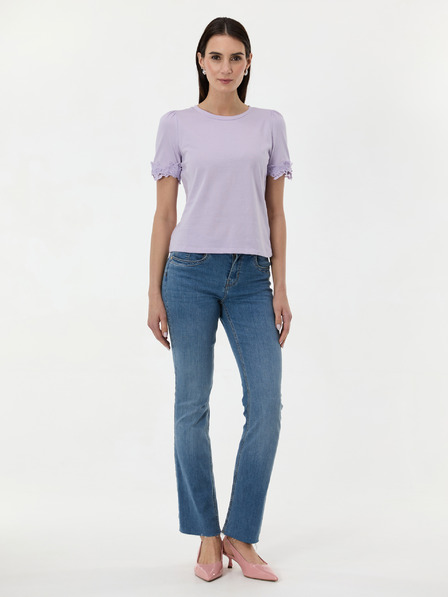 Orsay Tricou lila deschis pentru femei cu mânecă scurtă ORSAY