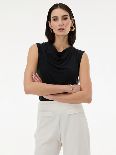 Orsay Tricou negru de damă fără mâneci ORSAY