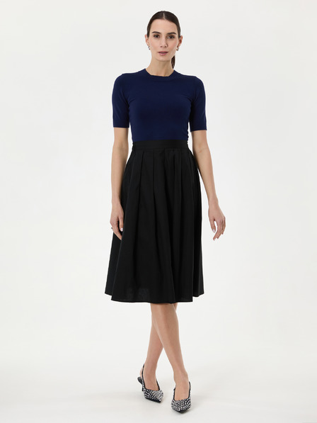 Orsay Pulover de damă albastru închis cu mâneca scurta ORSAY