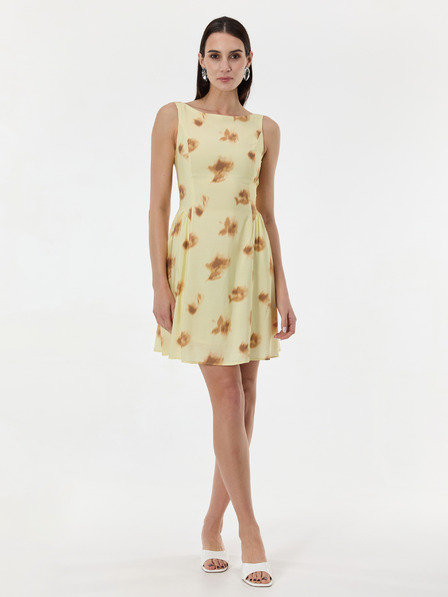 Orsay Rochie galbenă cu model pentru femei fără mâneci ORSAY