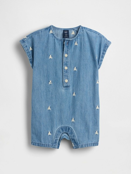 GAP Baby salopetă din denim Brannan Bear GAP