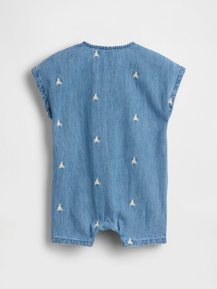 GAP Baby salopetă din denim Brannan Bear GAP