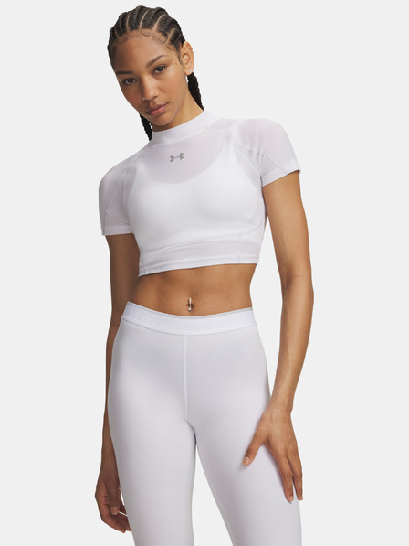 Under Armour Tricou crop pentru femei Under Armour HeatGear Elite Crop Mck SS
