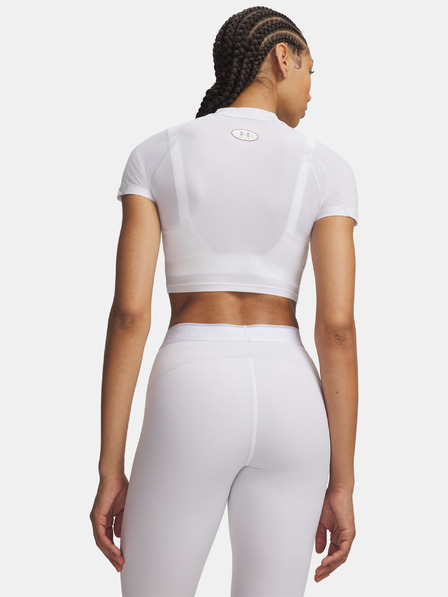 Under Armour Tricou crop pentru femei Under Armour HeatGear Elite Crop Mck SS