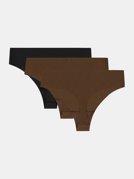 Under Armour Tanga pentru femei Under Armour Ua Pure Stretch No Show Thong -Solid -