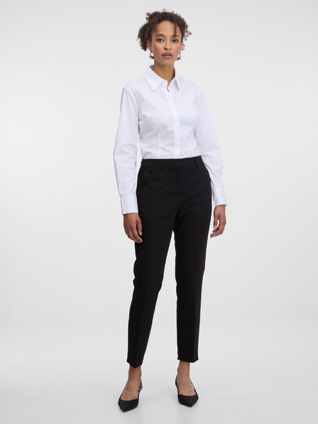 Orsay Pantaloni slim negri pentru femei ORSAY