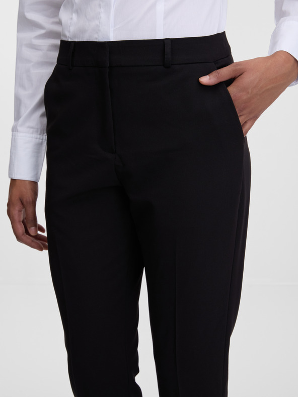 Orsay Pantaloni slim negri pentru femei ORSAY